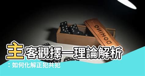 主客觀擇一理論